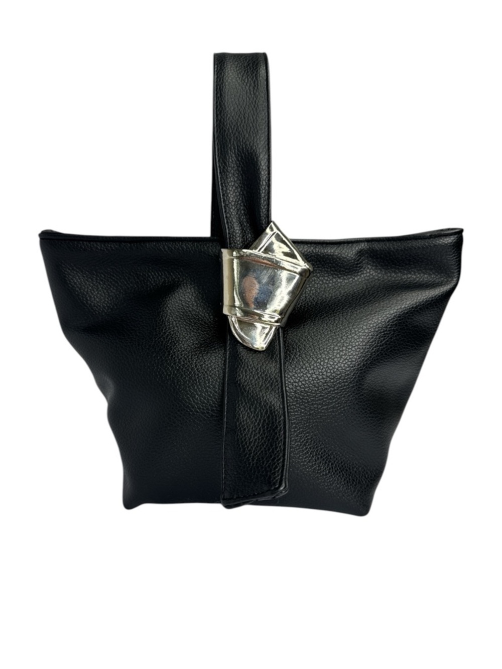 MERIT x Brandon Maxwell Signature Bag Black Sculptural Wrist Bag